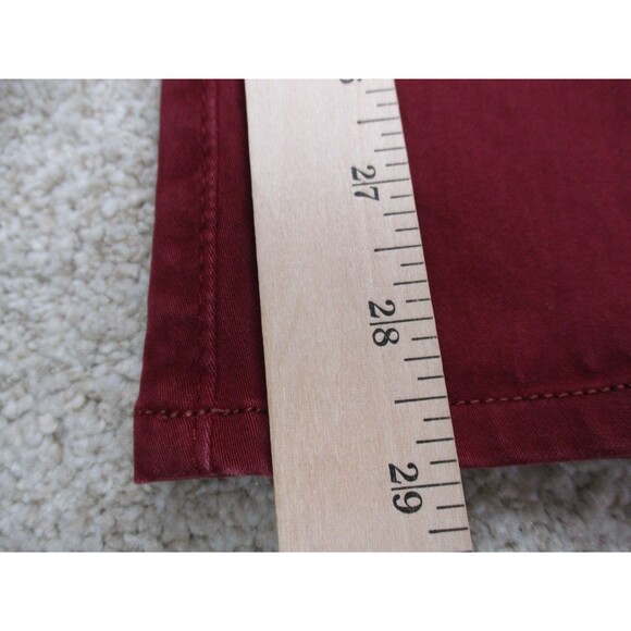 AG Adriano Goldschmied Pants Mens 36 Red Graduate Tailored Leg Chino 36x28 * - Picture 16 of 16